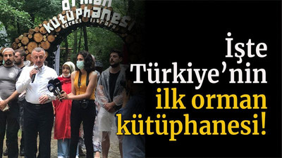 Burada yalnızca kuş sesleri olacak İşte Türkiye’nin ilk orman kütüphanesi!